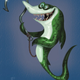 Illustration for article titled And Now, Batman Villains drawn as Cartoon Sharks.